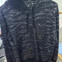 adidas アディダス カモフラ柄 パーカー ブラックのサムネイル