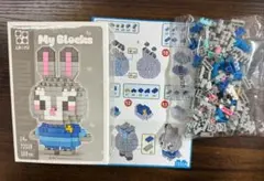 ジュディ・ホップス　ディズニー　ズートピアキャラクター　ミニブロック　おもちゃ