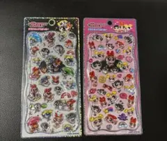 【正規品】パワーパフガールズ　プチドロップステッカー2種セット カミオジャパン②
