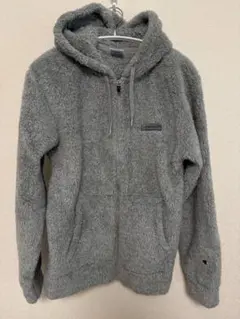 Champion フリースジャケット Lサイズ グレー