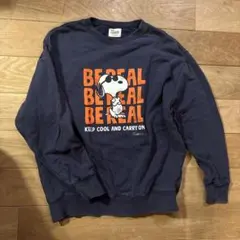 スヌーピー ビンテージ トレーナー ネイビー