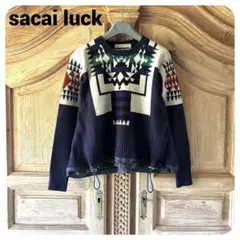 sacai luck セーター　ネイティブアメリカン柄　サイズ1 marni