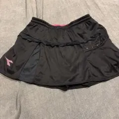 DIADORA ブラック テニススカート M