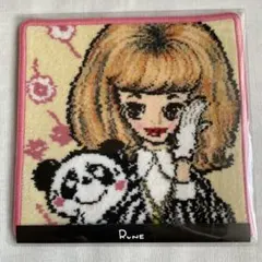 アーンジョーハンカチ＊内藤ルネ RUNE＊こんにちは！マドモアゼルとパンダ＊新品