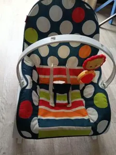 Fisher Price ベビーバウンサー ドット柄のサムネイル