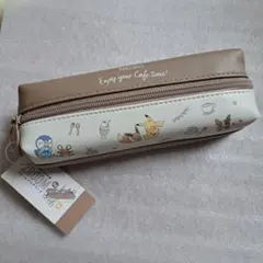 新品　ポケモン ２ルームマルチケース　カフェテーマ ポーチ　ペンケース