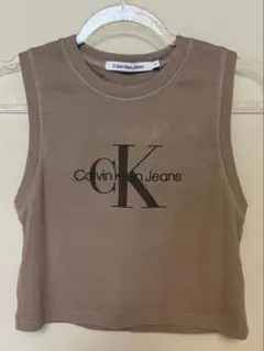 Calvin Klein Jeans タンクトップ M ブラウン