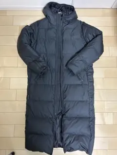 【美品】adidas ブラック ロングダウンジャケット Mサイズ