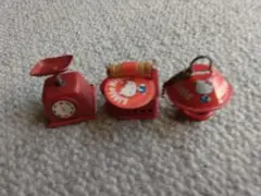 最終値下げ50年前ハローキティ リトルキティ木製ミニチュアセット