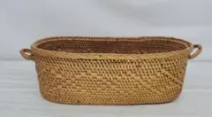 バリ島 アタ製 かご　籠　小物入れ バスケット　カトラリーケース