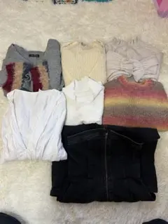 まとめ売りレディース ‼️ニット、トップス、7点セット