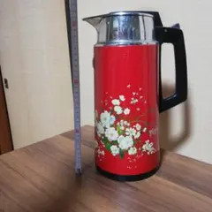 レトロ　魔法瓶　花柄　(中古) 昭和 レトロ 象印 花柄 魔法瓶ポット 1.6L - メルカリ