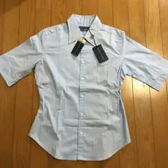 新品タグ付★ラルフローレン　シャツ　ブラウス　サイズ８　ライトブルー