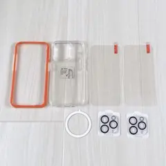 iPhone 15 Pro ケース＋フィルム＋カメラフィルム＋磁気リング