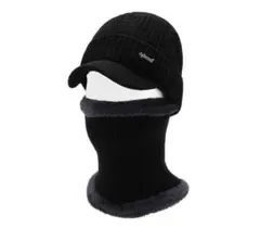 冬用防寒ニットキャップ＆ネックウォーマーセット