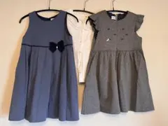 familiar ミキハウス　お受験　ワンピース　ブラウス　セット　120cm