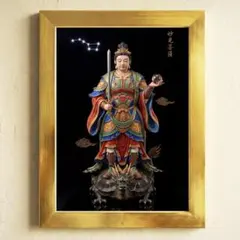 799【四天王・銀龍富士】四方守護と昇龍が導く開運の頂【神仏画・風景