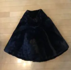 Velvet フェイクファーポンチョ