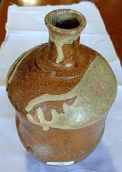 B10 古小代焼　竹節徳利　古美術　江戸時代アンティーク置物