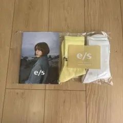 m*様 e/s ロゴ入りソックスセット イエロー ホワイトのサムネイル