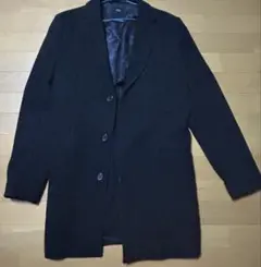 AZUL by moussy チェスターコート ブラック