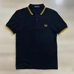 FRED PERRY 黒色ポロシャツ M12 K35 サイズ36 - メルカリ