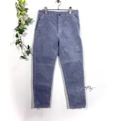 ビューティーアンドユース コーデュロイパンツ テーパード ブルーグレー Sサイズ