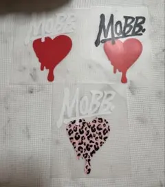 MOBB アイロンプリントシート 3枚セット