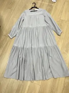 ロペピクニック　ロングティアードワンピース　長袖