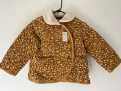 新品未使用タグ付き　moujonjon 110センチ　キルティングコート