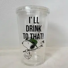 スヌーピー タンブラー 透明 大容量 コップ SNOOPY キャラクター クリア