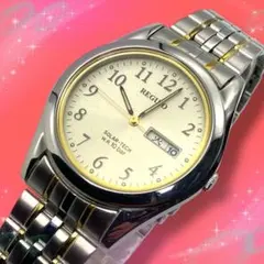《美品 稼働品》 シチズン レグノ メンズ腕時計 デイデイト 防水 ソーラー