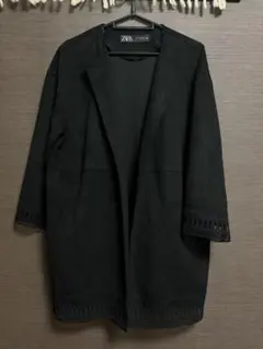 ZARAザラ　　フェイクスエードアウター ジャケットXSレース