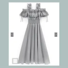 フリルオフショルコルセットワンピース【GRL】