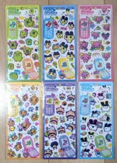 たまごっちシール　正規品「平成はっぴーフォンステッカーズ」6枚セット