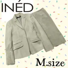 C81【INED】 レディース セットアップ ベージュ Mサイズ