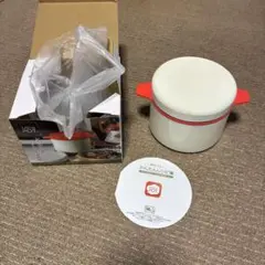 使用回数2回］タッパーウェア スチームイット赤 2段 せいろ蒸し器