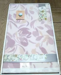 未使用　Sayumi Yamamoto　綿毛布　花柄　天然素材　洗える　シングル
