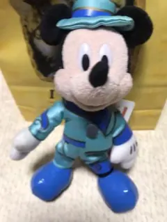 《初年度》ぬいぐるみバッジ　イースター　ファッショナブル　ミッキー