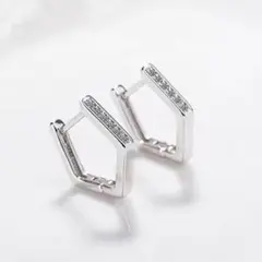 X655 ピアス レディース k18 シルバー ハワイアンジュエリー S925