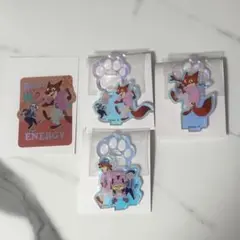 ズートピア2 オーロラアクリルスタンド オーロラステッカー ニック ジュディ