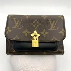 ✨美品✨ ルイヴィトン ポルトフォイユ フラワー コンパクト 南京錠 財布