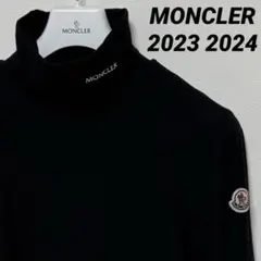 モンクレール　タートルネック　国内正規品　ブラック　黒　2023　2024
