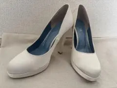 benir パンプス ウェディングシューズ34(22.5cm)ヒール12cm