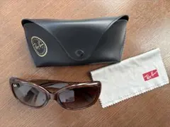 【美品】Ray-Ban ブラウン サングラス ケース付　ORB4101F