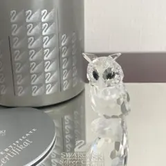 SWAROVSKI スワロフスキー クリスタル フクロウ 置物
