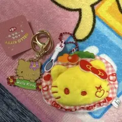ハローキティ メタルキーホルダー ハイビスカス