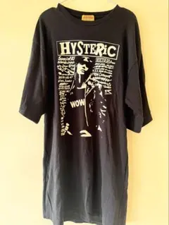 HYSTERIC グラフィックTシャツ オーバーサイズ ブラック