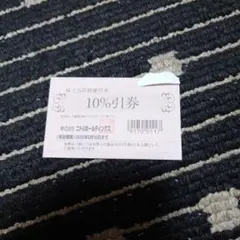 商品名：ニトリ株主優待券（10％割引券）　1枚