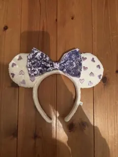 ディズニー カチューシャ ハート模様